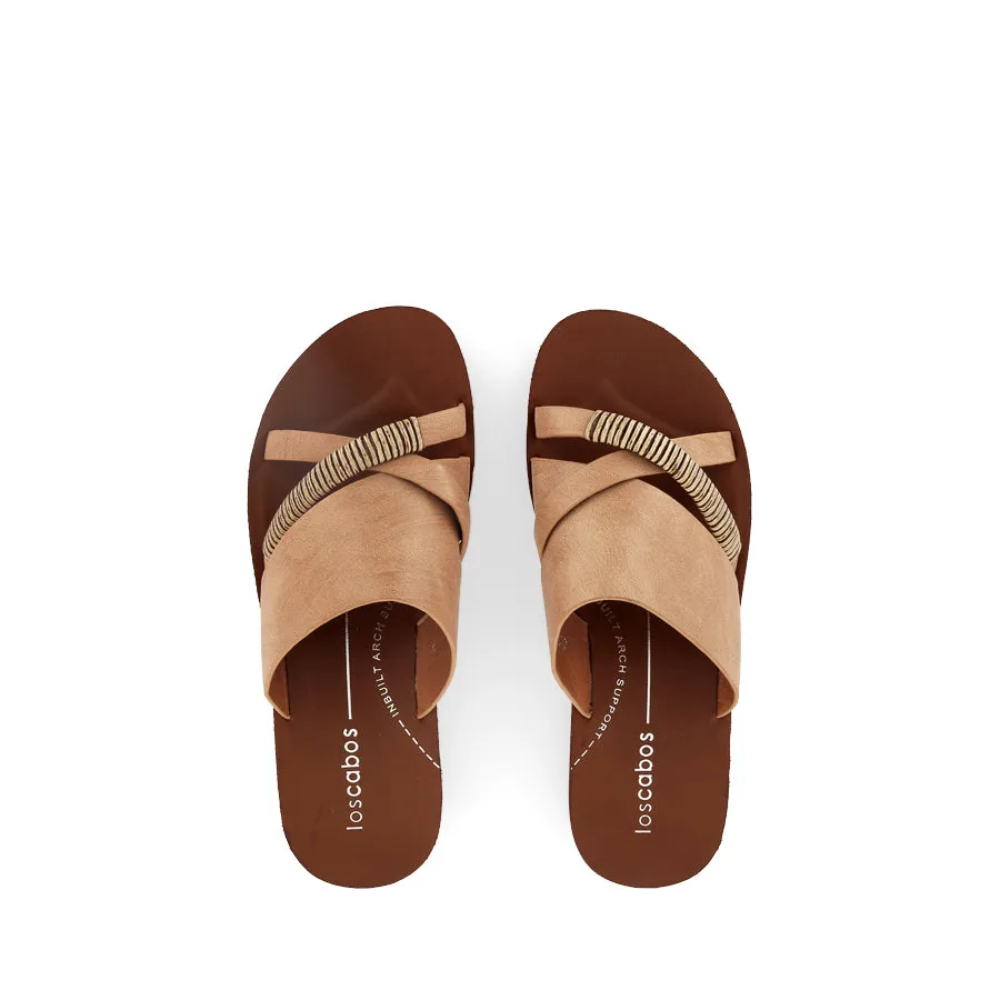 Simple Step Breathable Footwear BRIDE - CAMEL