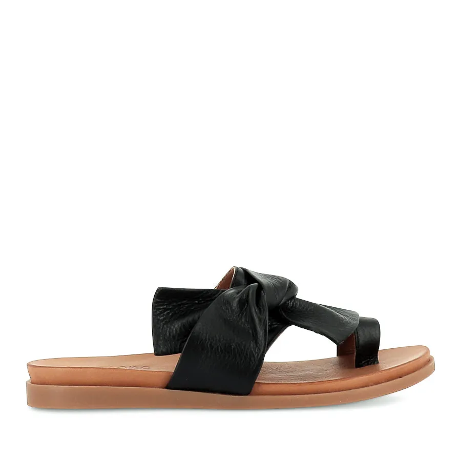 No Tightness BRIE - BLACK LEATHER