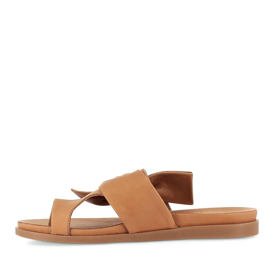 Relax Fit Sandal BRIE - TAN LEATHER