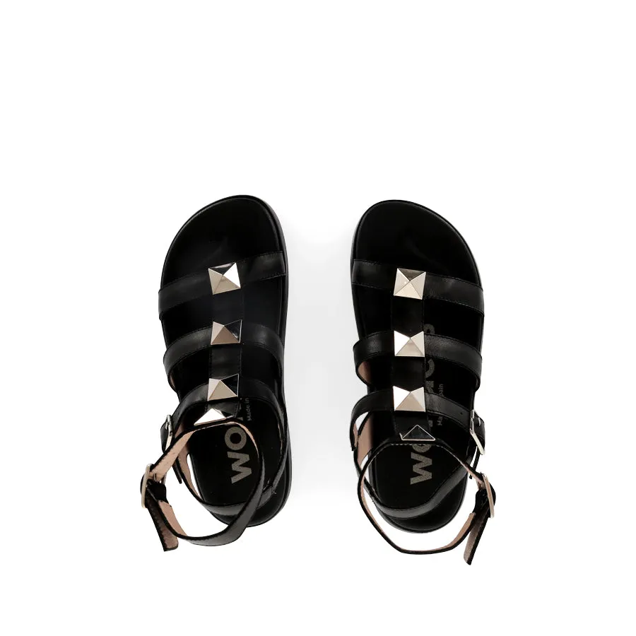 BRILEY B-7430 - BLACK LEATHER Slide Style Bare Support