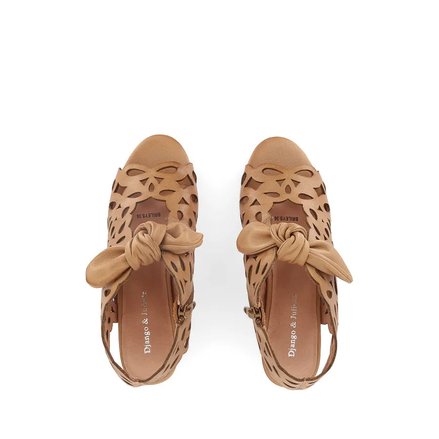 BRILEYS - DARK TAN LEATHER Versatile use