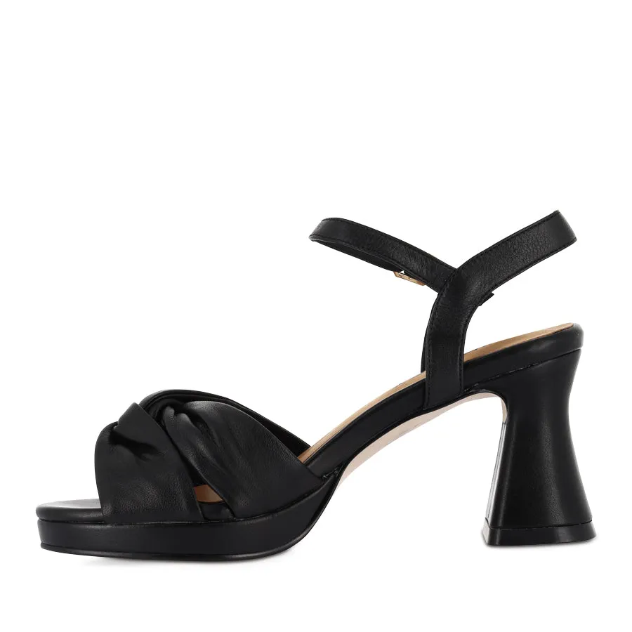 Resort Wear BRONDON - BLACK LEATHER
