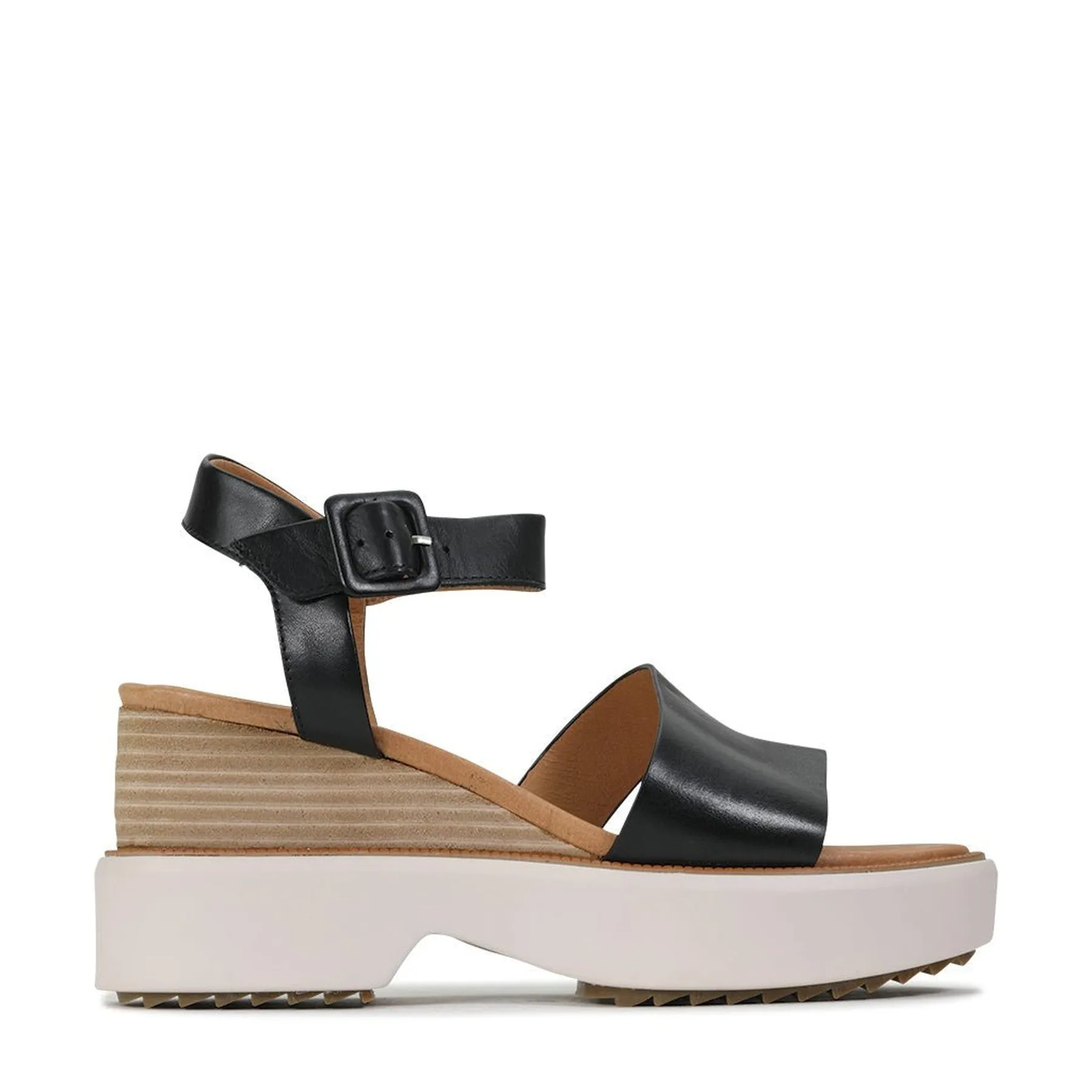 Lesson Day Elegant Fit BROOKE LEATHER WEDGE SANDAL