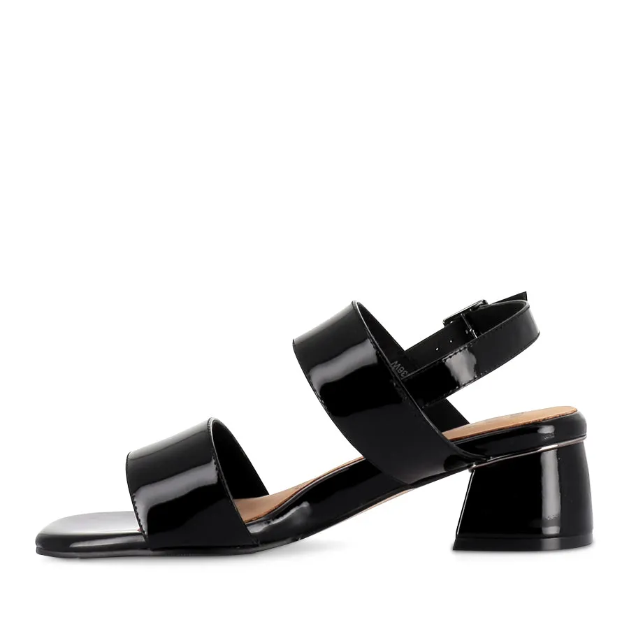 foam CAITLAN W - BLACK PATENT LEATHER