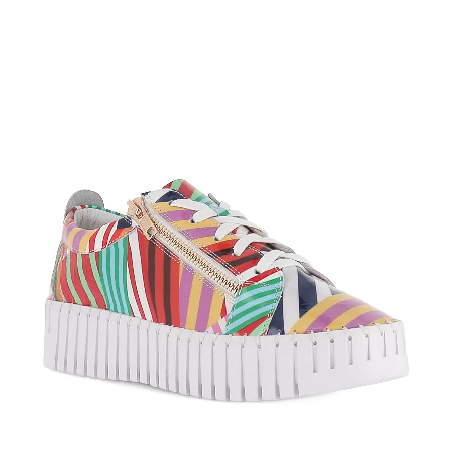 BUMP - WHITE STRIPE MULTI PATENT Cloud Feel