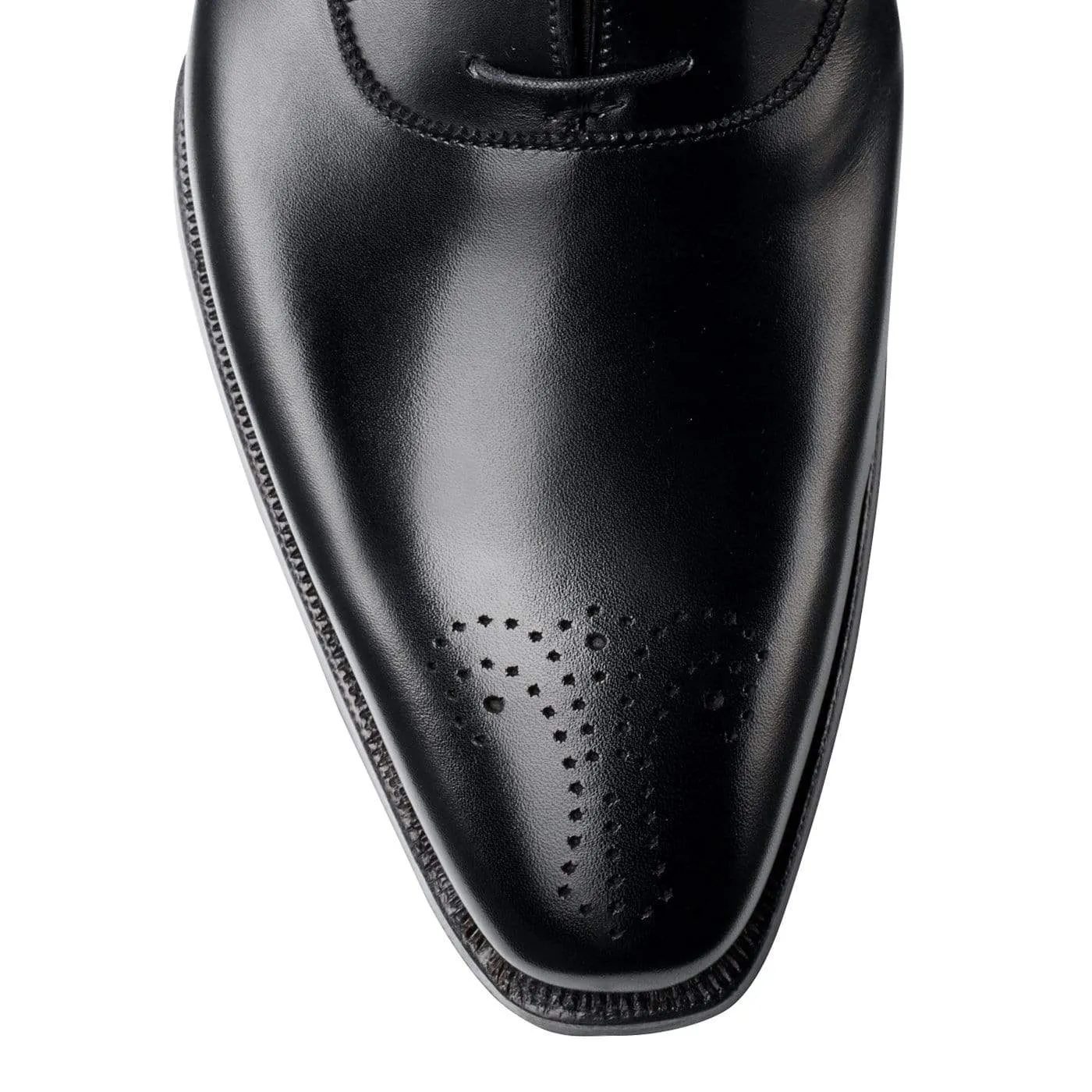 Easy Wear Shoes Blue Collar Oxfords Beaumont 2 Black Calf