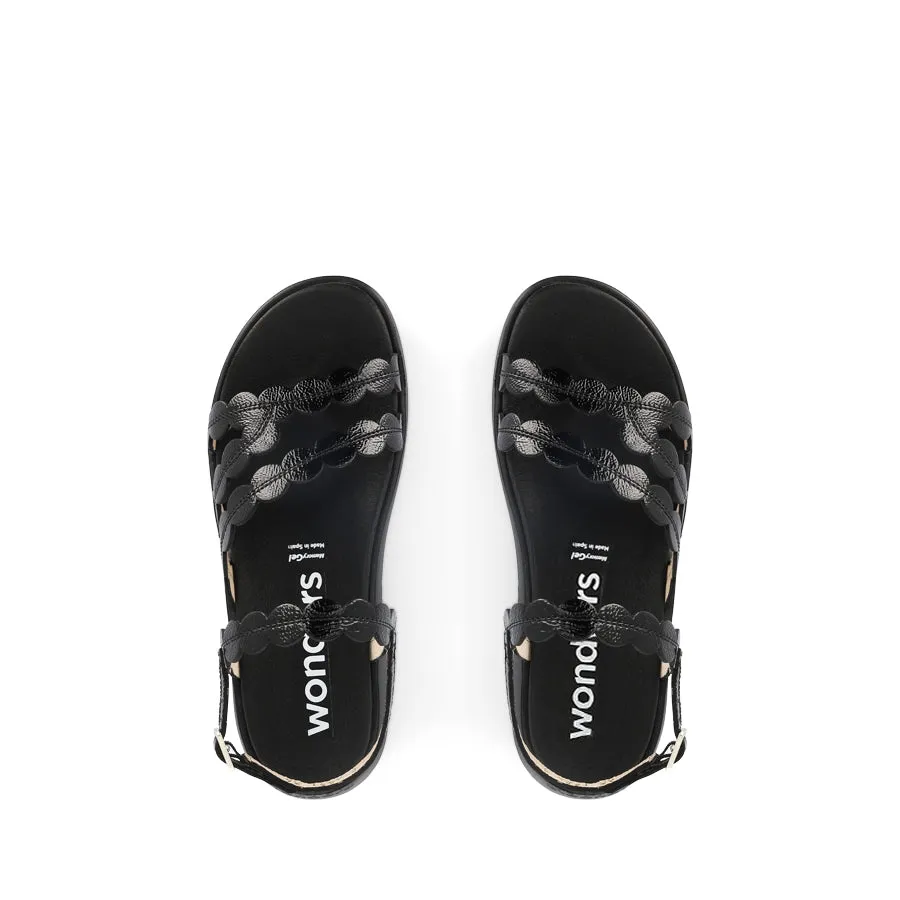 CADENCE C-6531 - BLACK PATENT Calm Walk Comfort All-Day