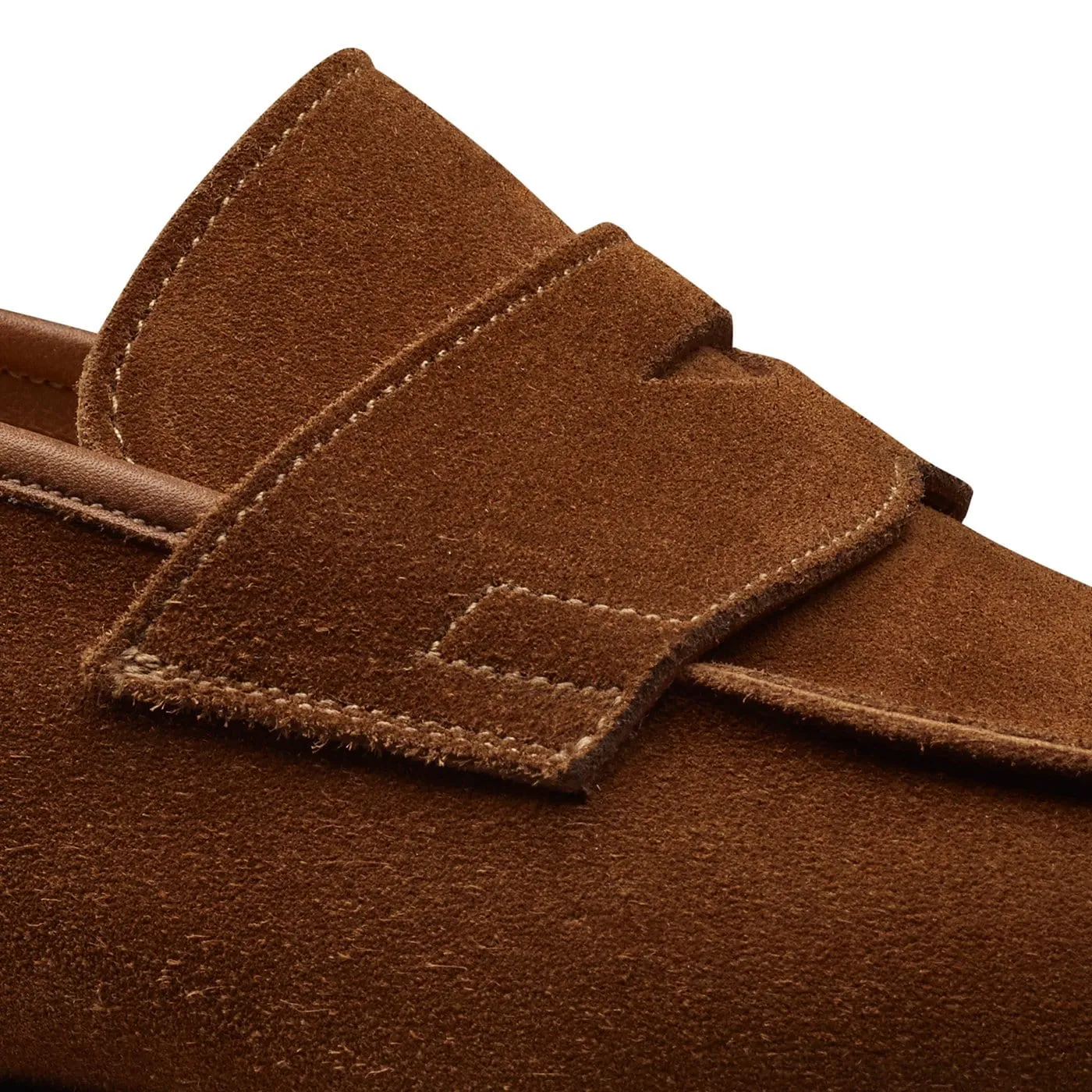 Cadogan Tobacco Calf Suede Shock   Absorbing Light Flow
