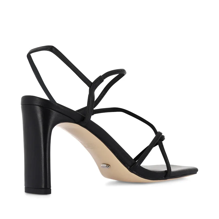 Cushioned Insole Stretchable CALAIS - BLACK NAPPA