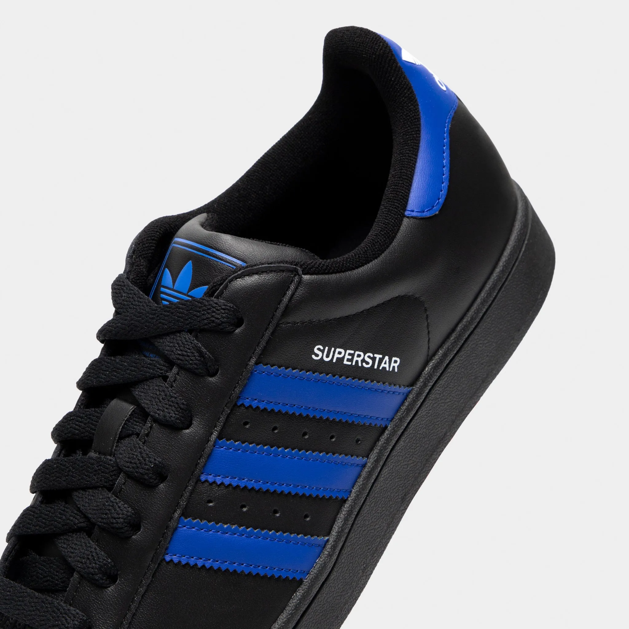 adidas Superstar II Black / Blue - White thick - soled thickest