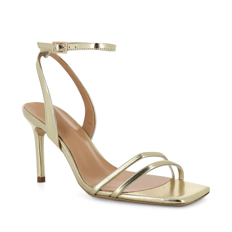 CAMELIA - GOLD NAPPA METALLIC Practical Footwear