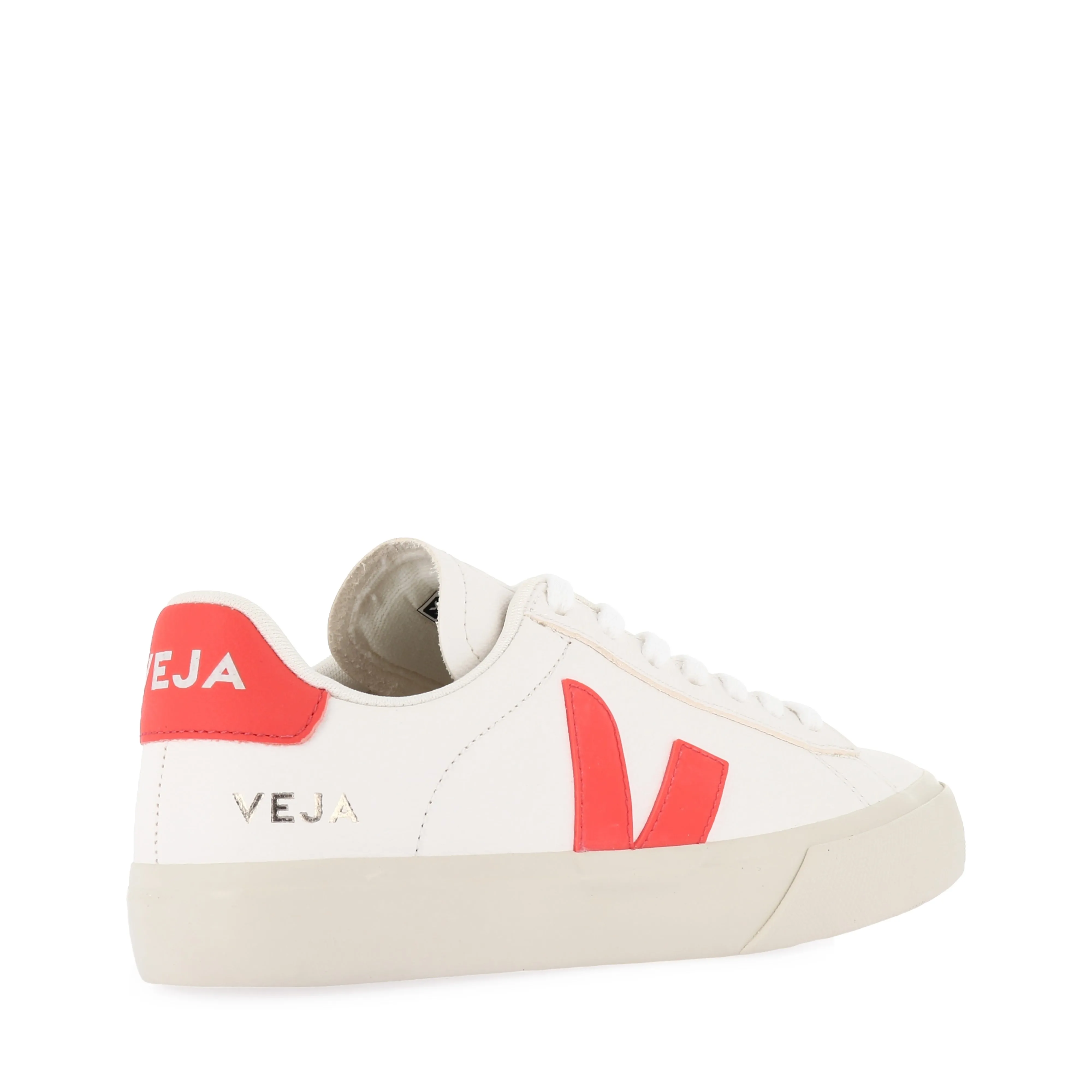 CAMPO - EXTRA WHITE/ORANGE FLUO High Top Stability CushionedMidsole