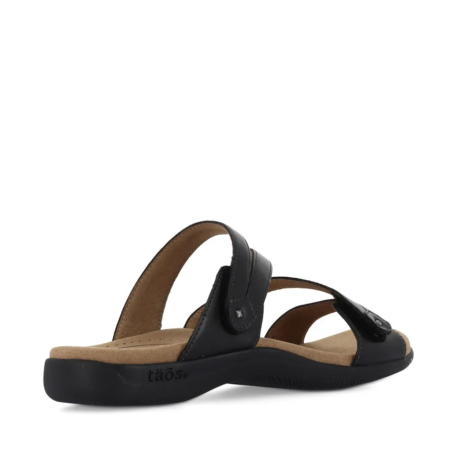 Easygoing Footwear DOUBLE U - BLACK LEATHER