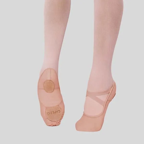 CAPEZIO HANAMI LIGHT SUNTAN BALLET SLIPPER - ADULT #2037W White