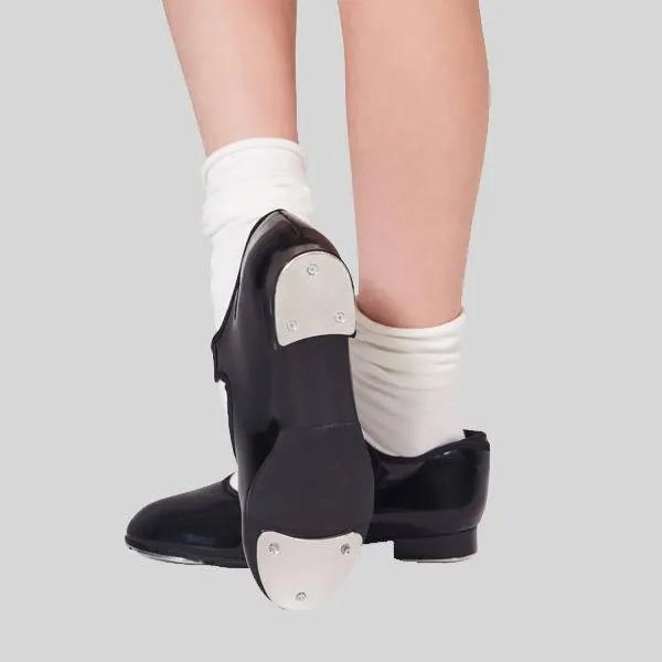CAPEZIO VELCRO TAP SHOE - CHILD #V725C hook - and - loop closure buckle - type