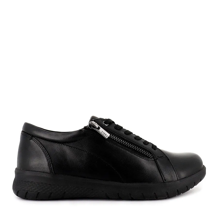 SOLAR XF - BLACK LEATHER Comfy Fit Outdoor Adventure