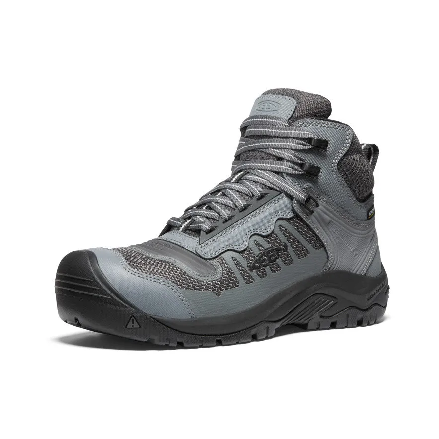 Men's Reno Mid Waterproof (Carbon Toe)  |  Magnet/Black Iconic arch