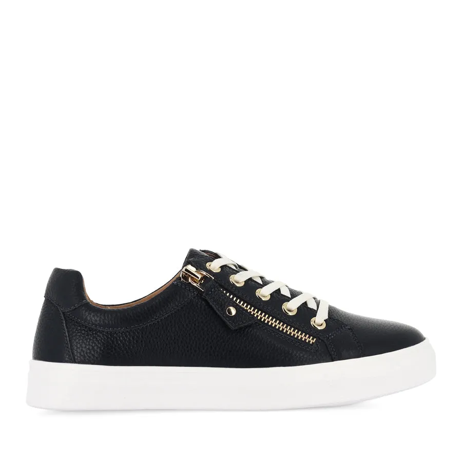 Flex groove TPU Heel Stabilizer CARA - NAVY LEATHER