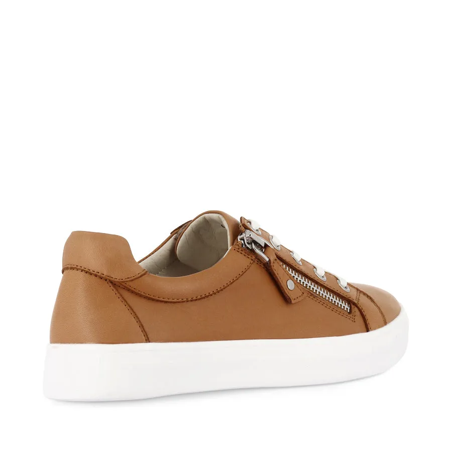 Vibrant sole CARA - TAN LEATHER