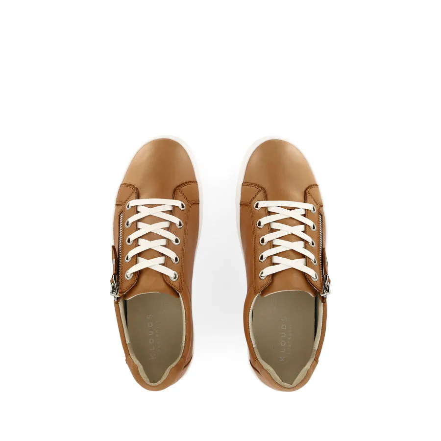CARA - TAN LEATHER Responsive Movement Wide Support