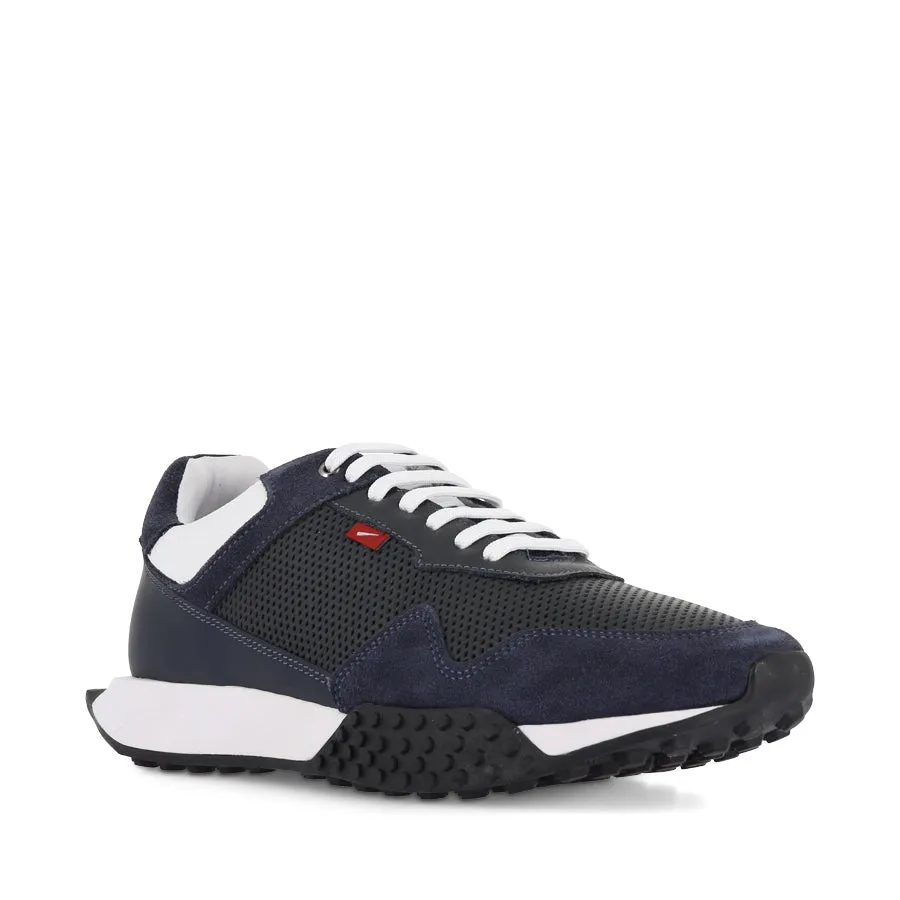 PIETRO - NAVY SUEDE Lifestyle Fit Non Restrictive Upper