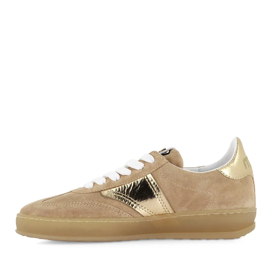 Reactive Ride TASH - TAN/GOLD SUEDE