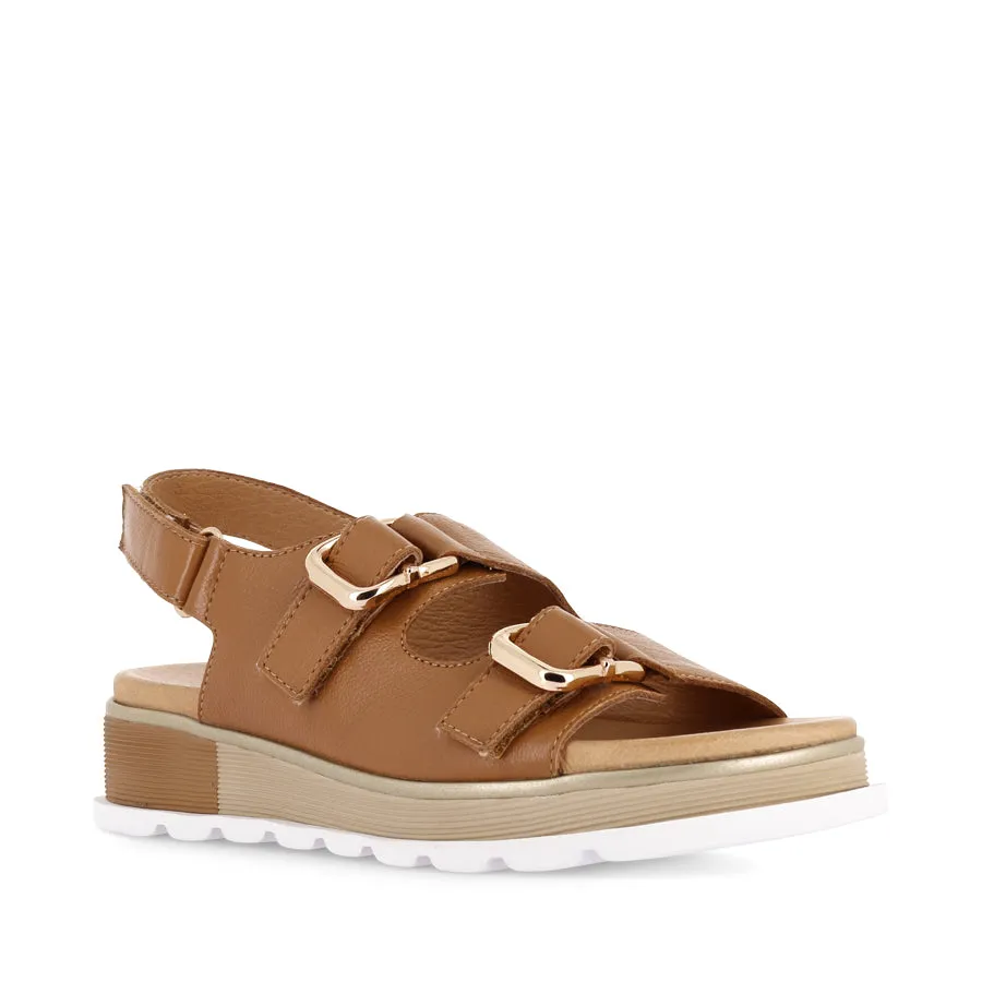 Cool Wear CARDA - DARK TAN LEATHER
