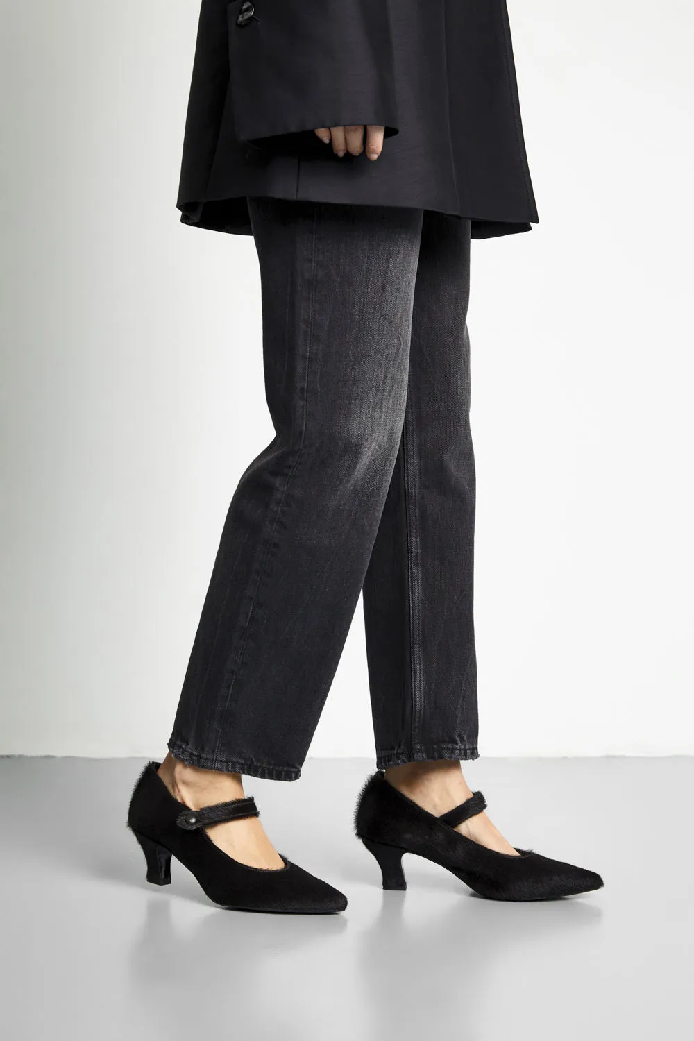 Walking Comfort Carmen Pumps in Chocolate Calf Hair