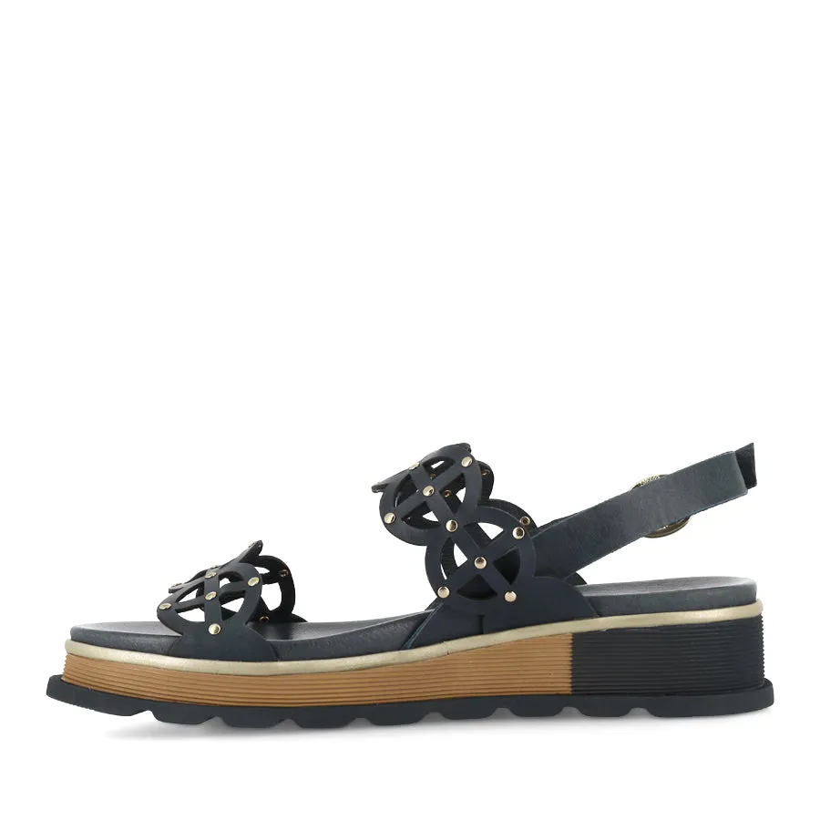 CAROLA - NAVY LEATHER Friend Meet