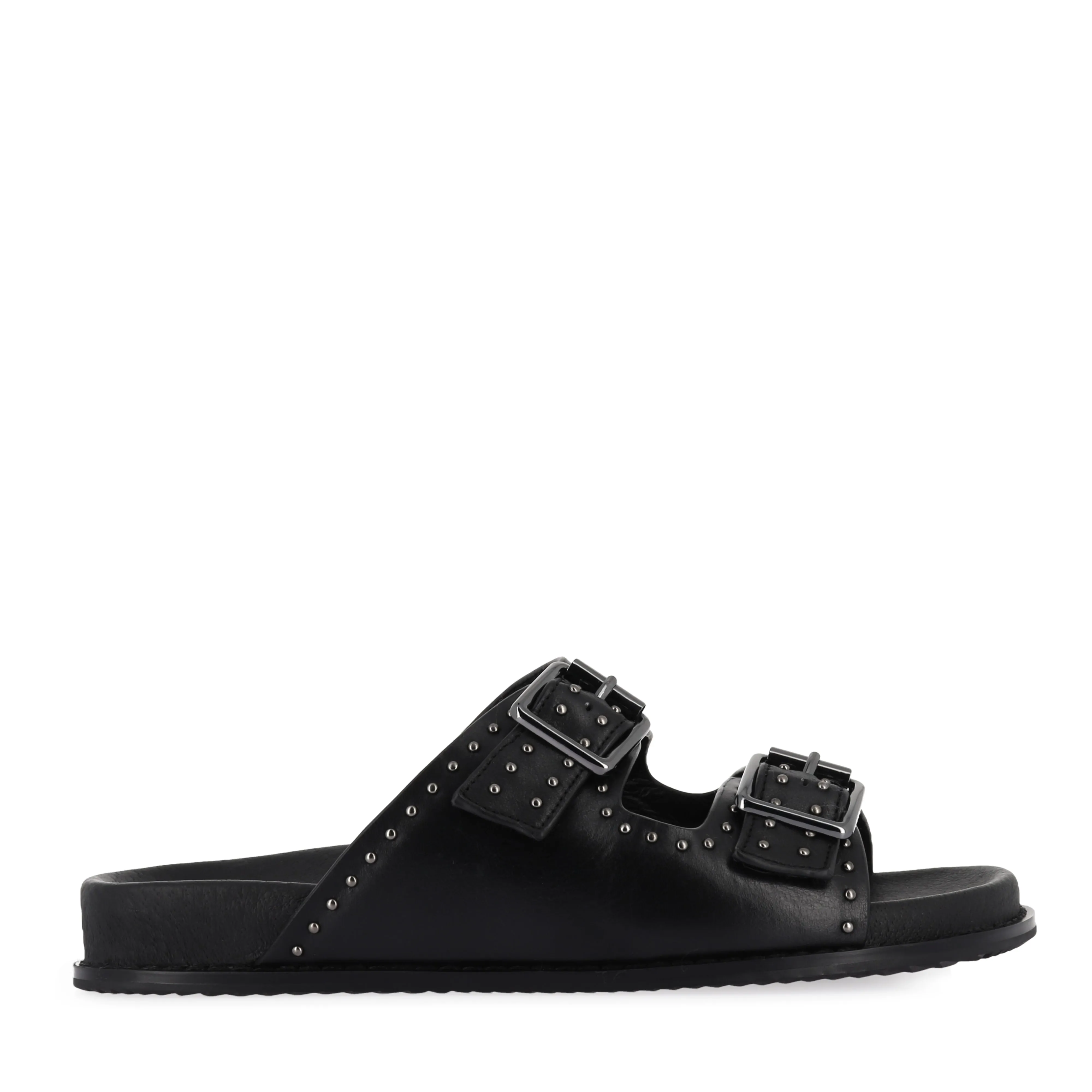 HAVRO W - BLACK-GUNMETAL LEATHER Beach Walk