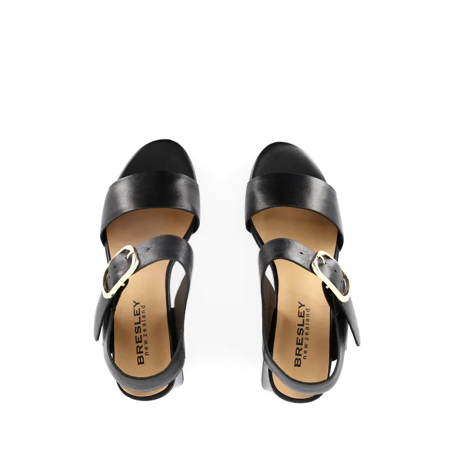 Cotton Feel EVA sole SCRIBE - BLACK LEATHER
