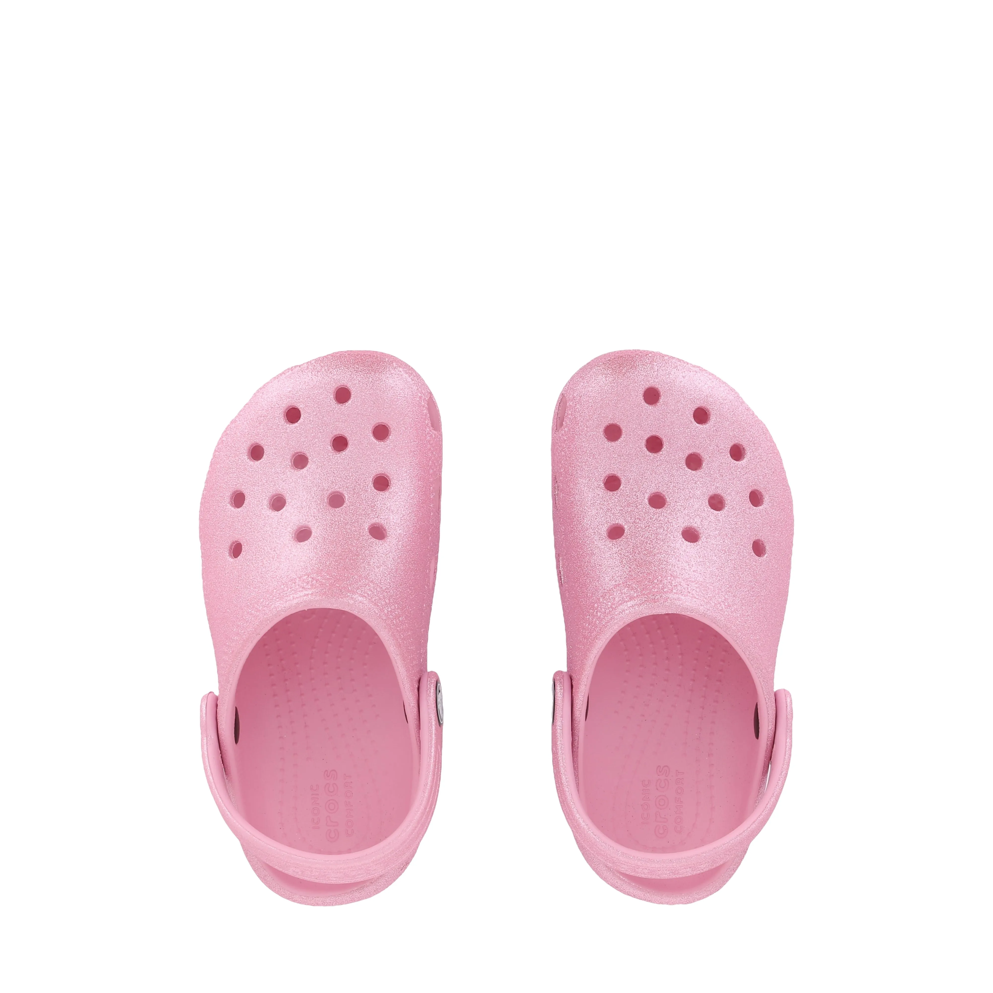 Travel CLASSIC GLITTER CLOG KIDS - PINK TWEED GLITTER