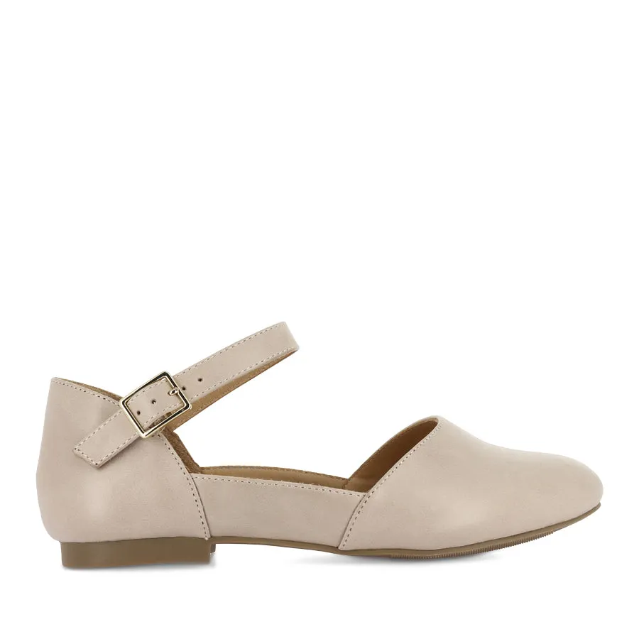 CAVALCADE XW - ALMOND LEATHER Elastic laces