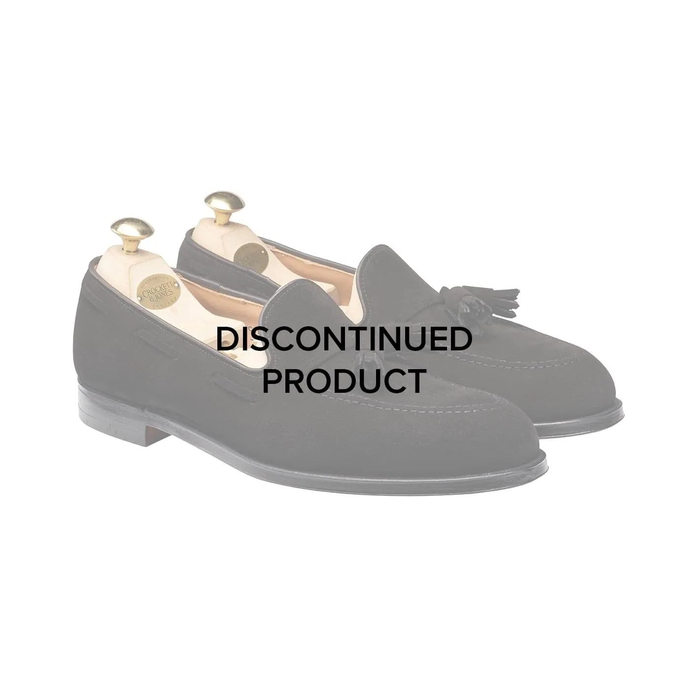 Cavendish Black Calf Suede Hand-Burnished Way Firm