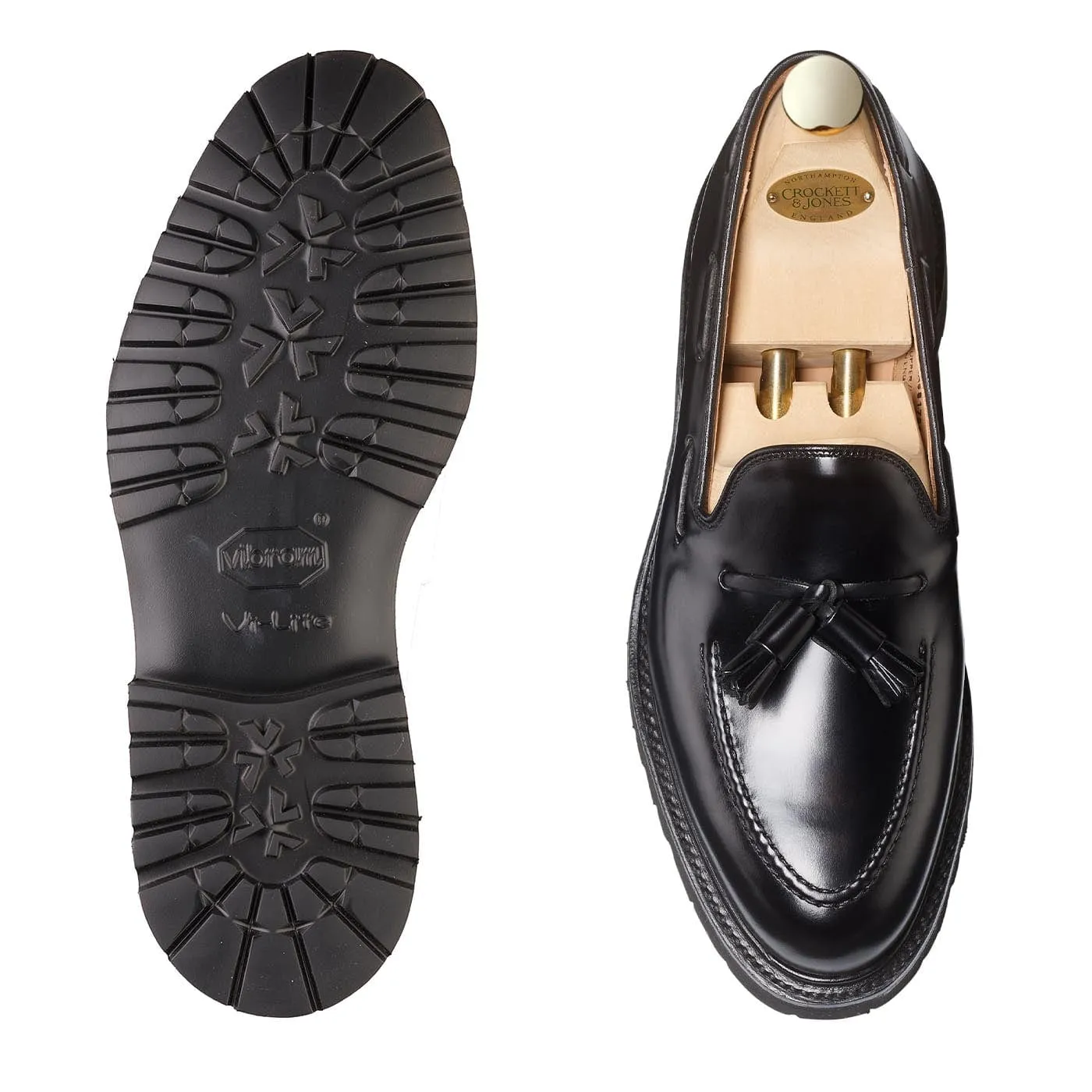 Step Power Wide fit Cavendish Black Cavalry Calf