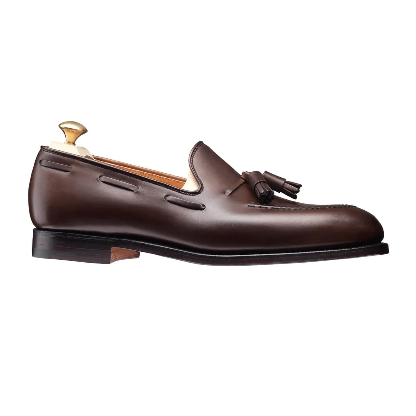 Versatile Fit Summer Footwear Cavendish Dark Brown Burnished Calf