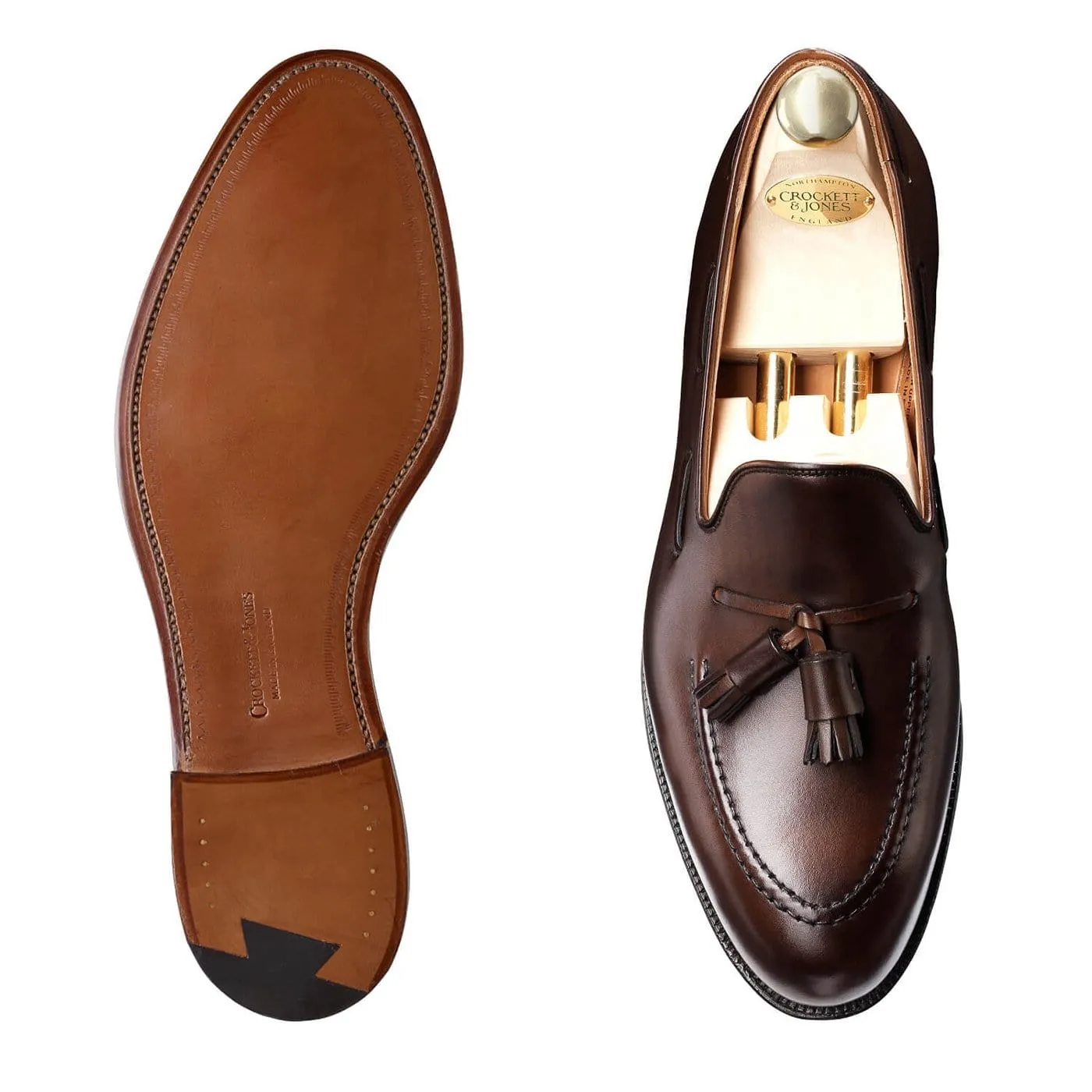 Cavendish Dark Brown Burnished Calf Relaxed Fit