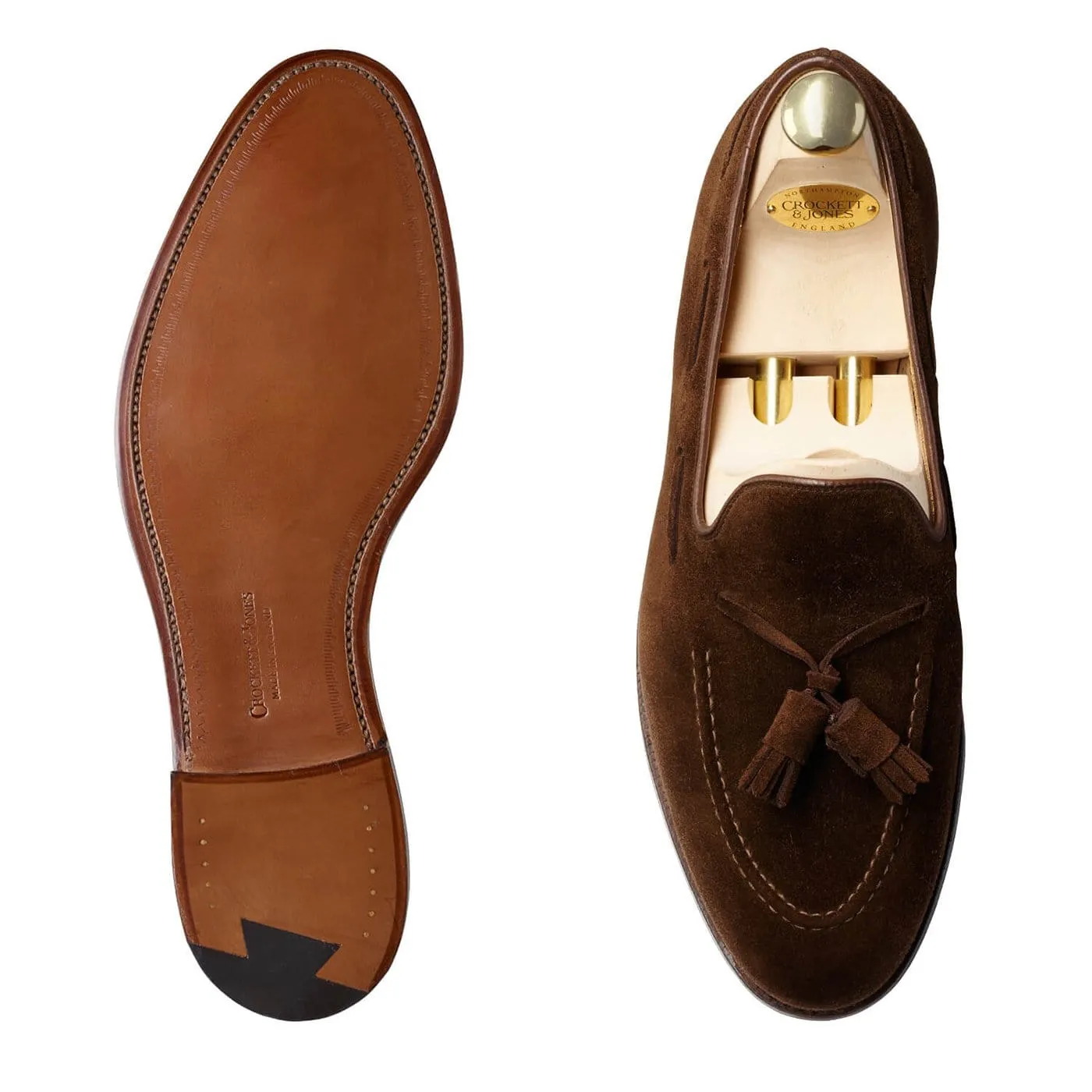 Cavendish Dark Brown Calf Suede Step Clear Comfortable Office Slip-ons