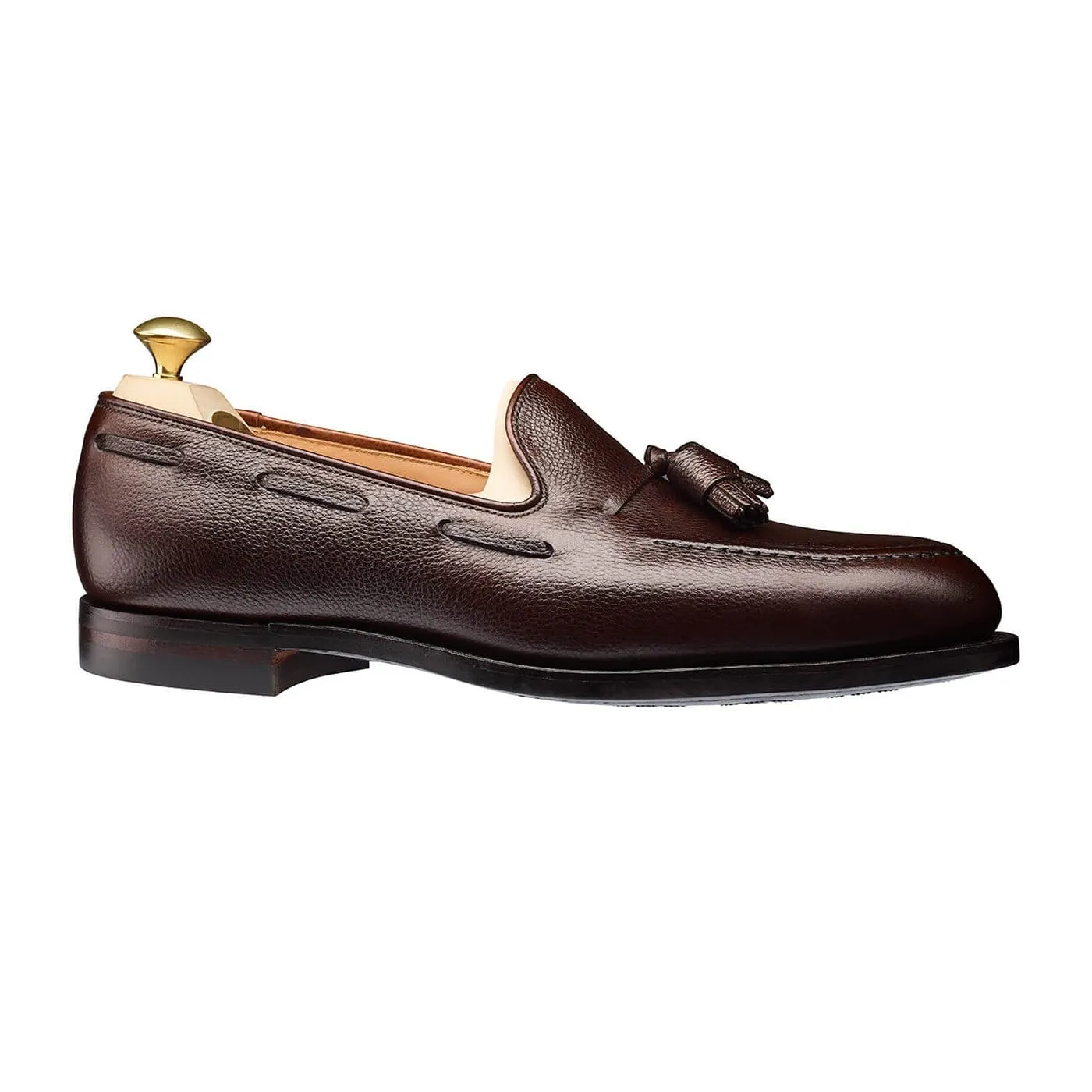 Cavendish Dark Brown Pebble Grain Style Safe Toe Safe