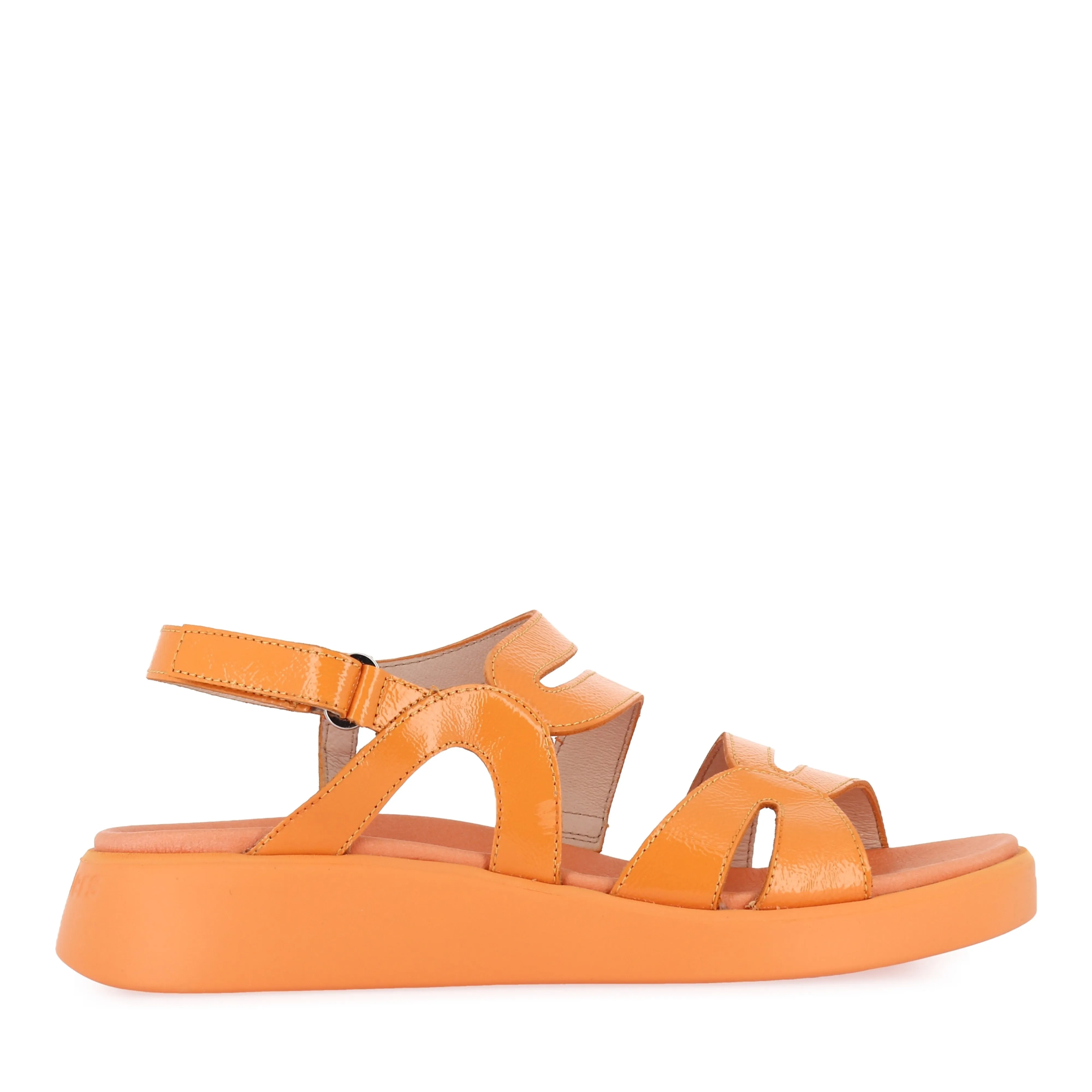 Lite Wear Relaxing Sandals CAYLEE C-6534 - ORANGE PATENT