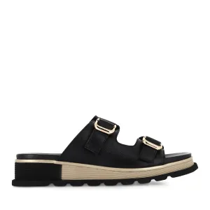 Sandals CHABLIS - BLACK LEATHER
