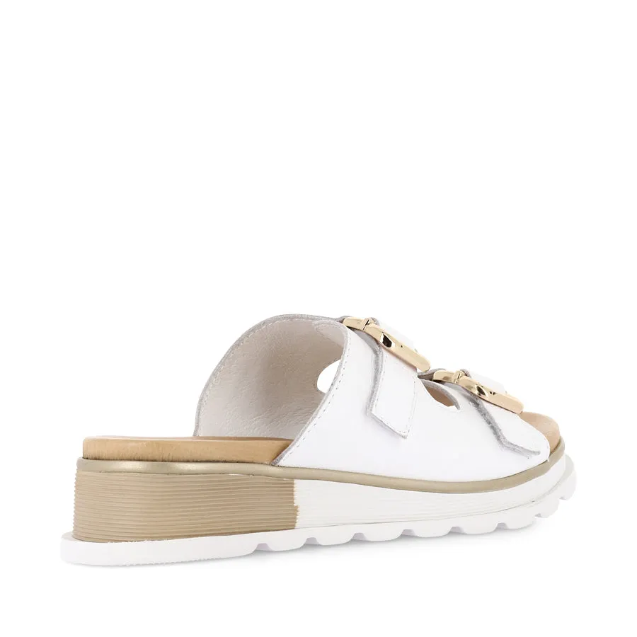 Premium Finish Comfortable Footwear CHABLIS - WHITE LEATHER