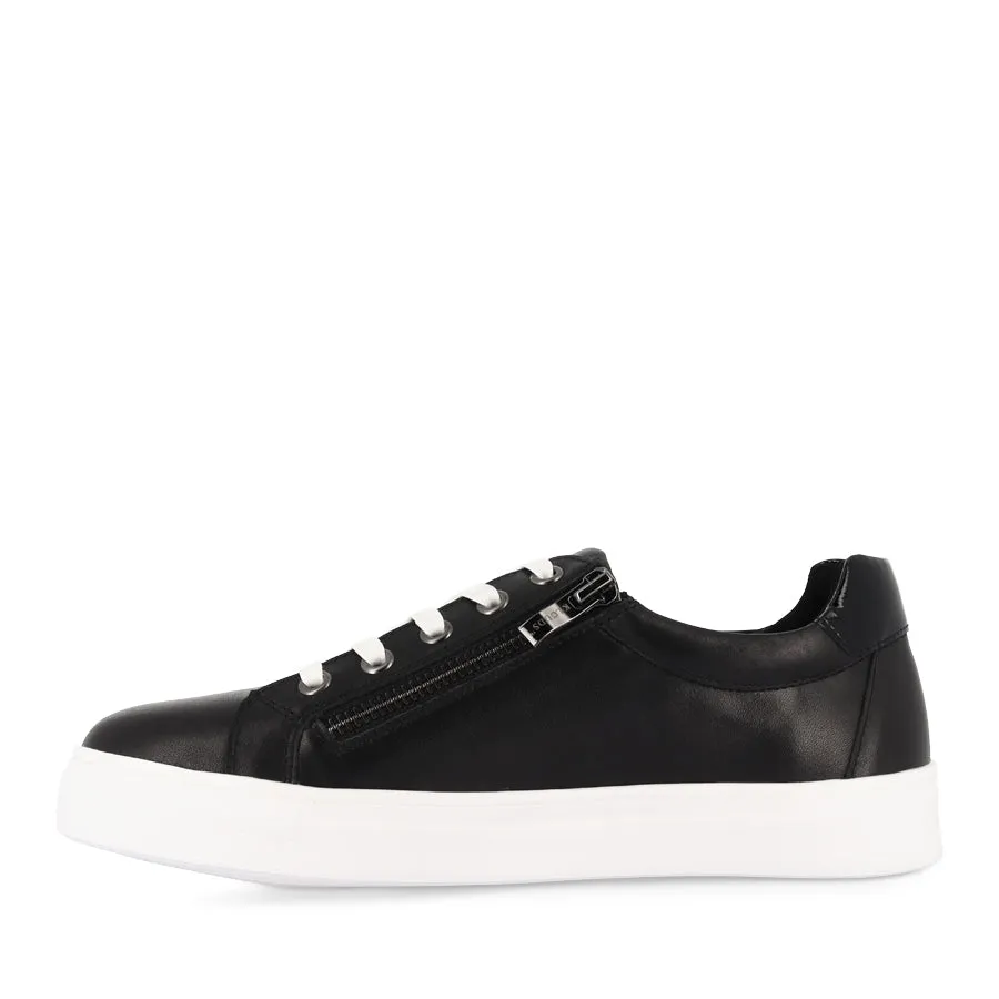 Low Profile CHARLIE XW - BLACK LEATHER