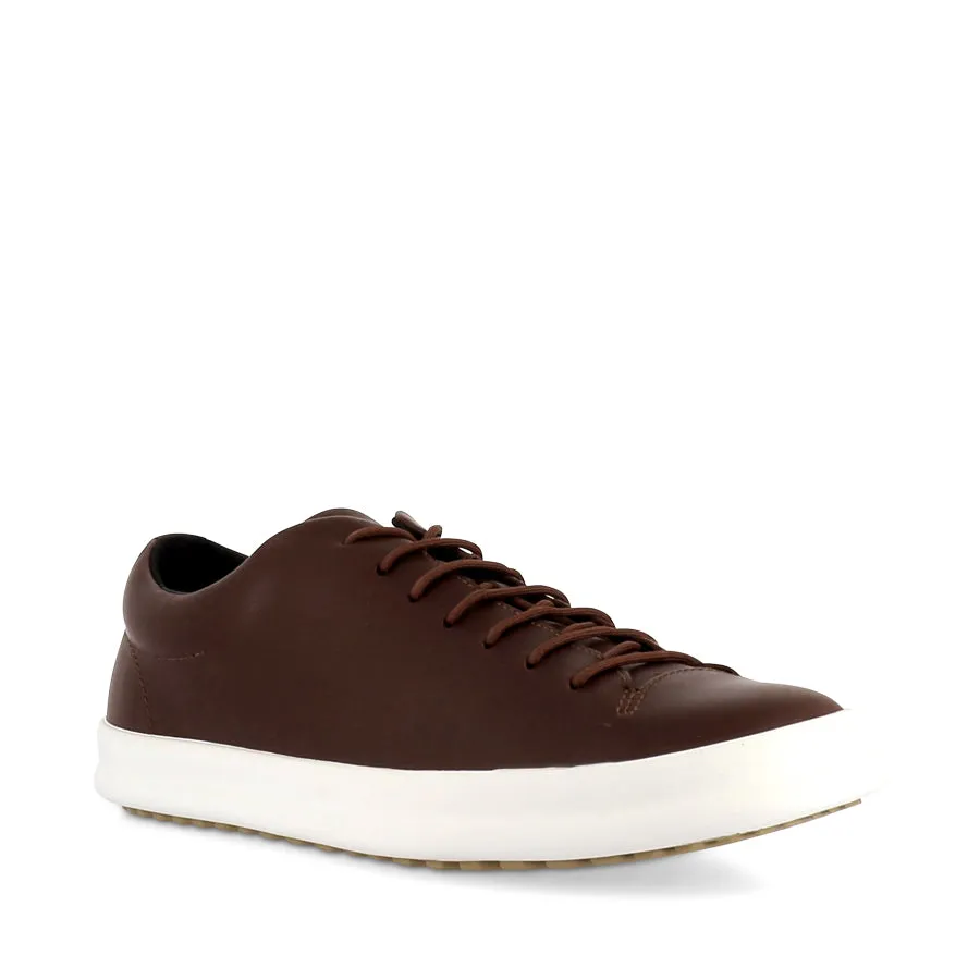 HeelCushioning High Fashion CHASIS K100373 - BROWN LEATHER/WHITE SOLE