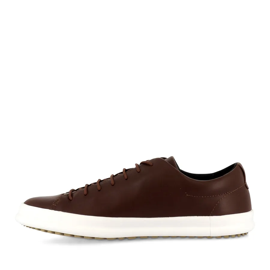 CHASIS K100373 - BROWN LEATHER/WHITE SOLE Sweat Resistant