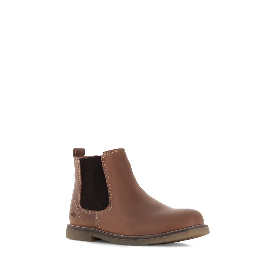 Synthetic Upper CHELSEA II - TAN WAXY LEATHER