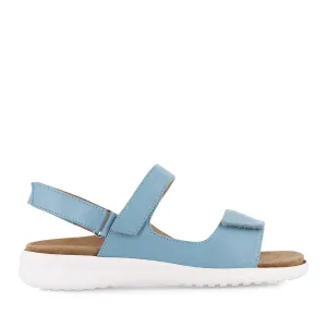 BENJI XW - NEW BLUE LEATHER/WHITE SOLE Stretch fit