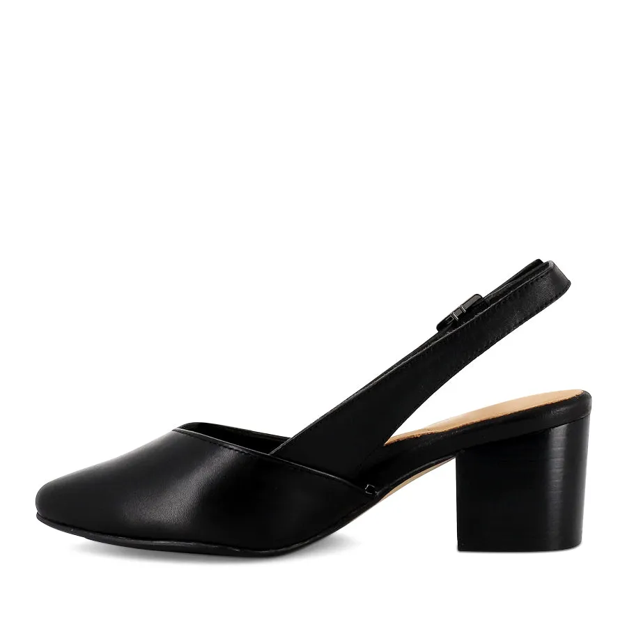 Quiet Walk VEERA XW - BLACK BLACK LEATHER