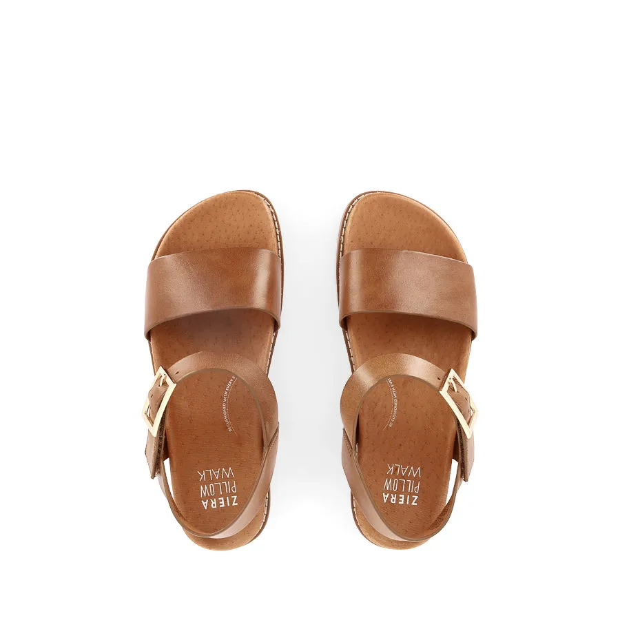 HAMMIL W - TAN LEATHER Relaxed Footwear waterproof