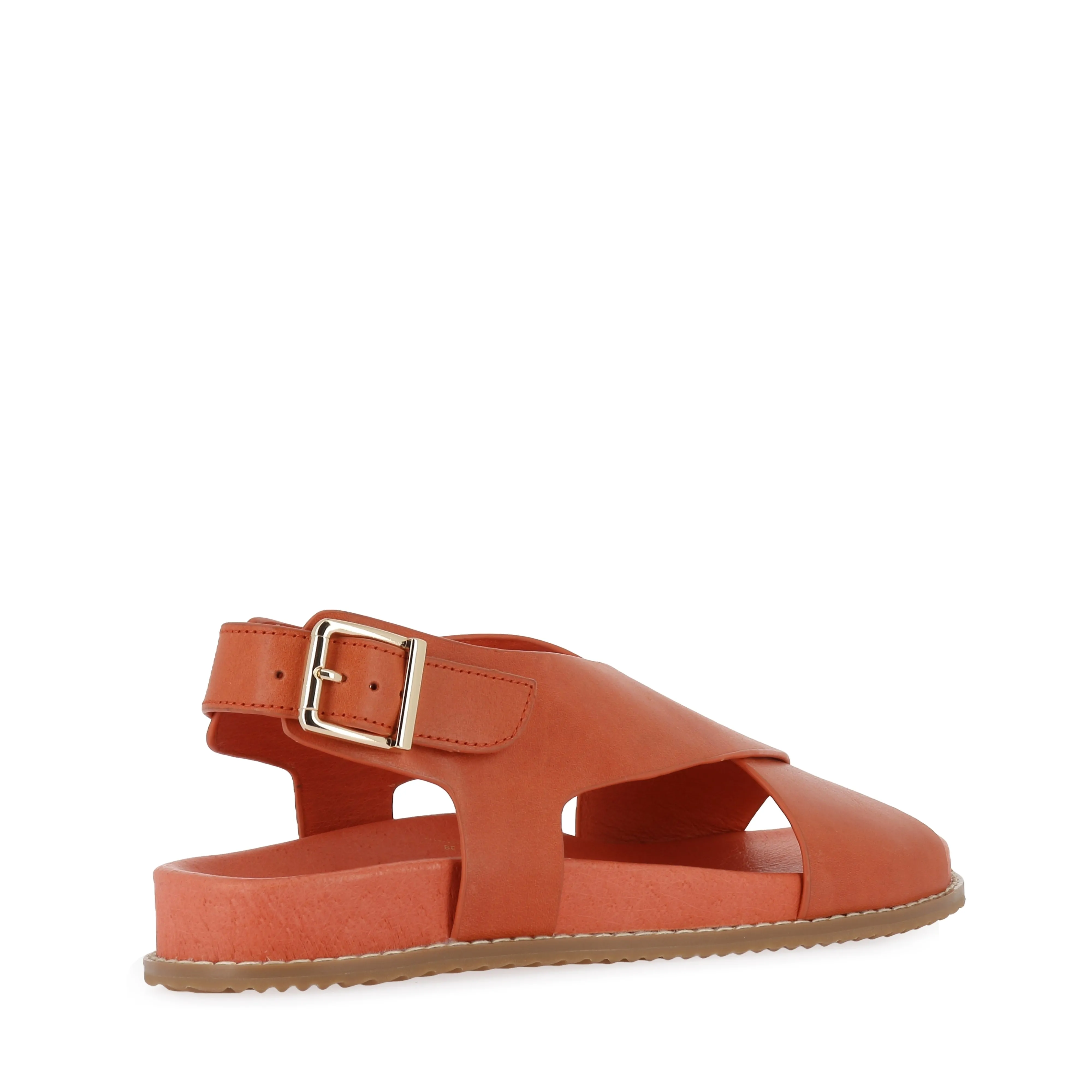 Beach Sandals for Men Classic Look HANAKO W - PAPRIKA LEATHER